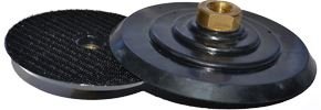 Hand Polishing Machine: 100mm & 125mm Rubber Velcro Backer for Hand Pads