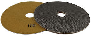 Hand Polishing Machine: 100 & 125mm electroplated hand polishing pads.