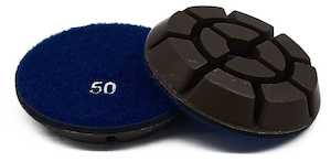 Stand Up Floor Grinders: STD series 75 mm wet/dry resin machine floor pads.