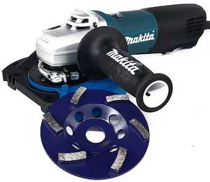 Hand Concrete Grinders: Makita 9565PC 5" (125mm) 1400W Single Speed Angle Grinder with Paddle Switch packages