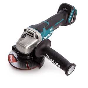 Makita Angle Grinders: Makita DGA508Z 18V LXT Brushless 5" (125mm) Paddle Switch Angle Grinder, skin only