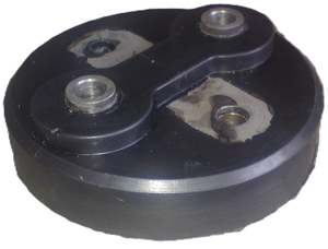 Heavy duty flexible rubber coupling
