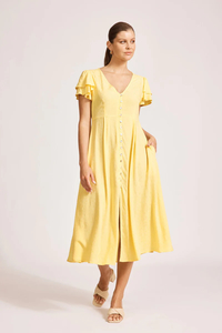 Products: Parisio Button Midi Dress - 4Artsake