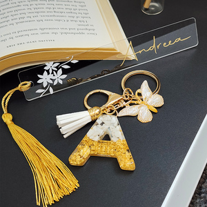 Products: Personalised Bookmark & Keychain