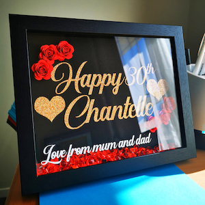 Birthday Glitter Frame