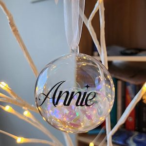 Personalised Christmas Bauble