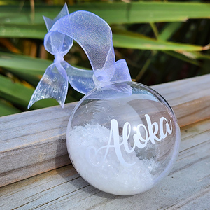 Snow Christmas Bauble