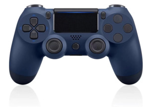 Gaming Accessories: Premium Wireless PS4 Controller Navy Blue | Bluetooth Gamepad for PS4 & PC