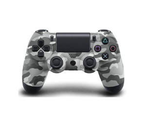 Premium Wireless PS4 Controller Camo Grey | Bluetooth Gamepad for PS4 & PC