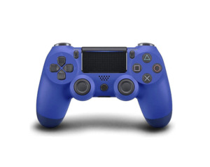 Premium Wireless PS4 Controller Blue | Bluetooth Gamepad for PS4 & PC