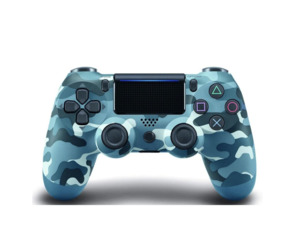 Premium Wireless PS4 Controller Camo Blue | Bluetooth Gamepad for PS4 & PC