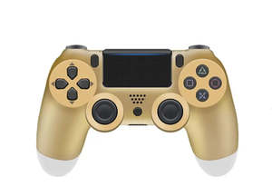 Premium Wireless PS4 Controller Gold | Bluetooth Gamepad for PS4 & PC