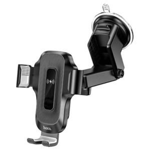 Car Accessories Mobile Stands Chargers: Hoco HW3 Wireless Fast Charging Car Phone Holder | 5W–15W Dashboard & Windshield Mount