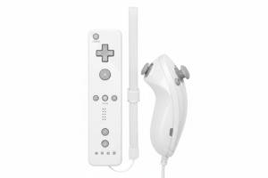 Gaming Accessories: 2 in 1 Wii Motion Plus Controller & Nunchuk Set – Wireless Gamepad