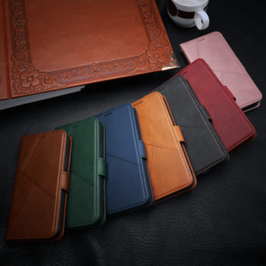 Samsung Cases Covers: Samsung Galaxy S25 Plus Flip Wallet Case Cowhide Dot Pattern