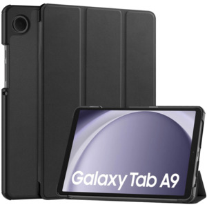 Samsung Tablet Accessories: Samsung Galaxy Tab A9 8.7 Trifold Folio Stand Slim PU Leather Magnetic Flip Cover Case