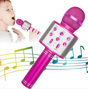 Bluetooth Speakers: Wireless Bluetooth Karaoke Microphone– 5-in-1 Portable Mic