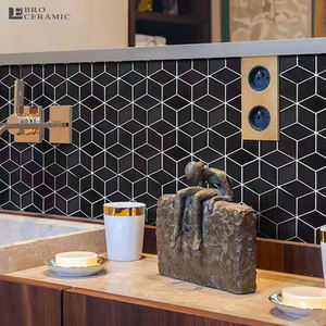 Cube Matt Black Mosaic Sheet 300×260 3D4804