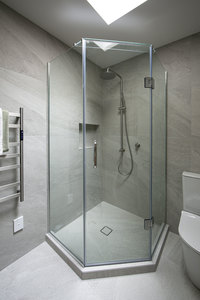 Frameless Shower Installation: Frameless Shower Swing Door 900×900 Price Includes Material, Delivery & Installation Auckland Wide