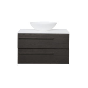 ARUVO™ BLANCHE Collection Plywood Vanity Dark Walnut W900mm Basin Options