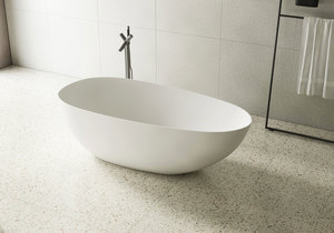 Baths: ARUVO™ STELLA Composite Stone Freestanding Bath Size Options