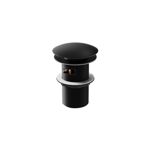 ARUVO™ Pop Up Basin Waste 32mm With Overflow Matte Black