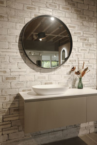 ARUVO™ BECA Collection Plywood Vanity Ecru W1200mm Basin Options