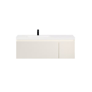 ARUVO™ BECA Collection Plywood Vanity Powder White W1200mm Basin Options