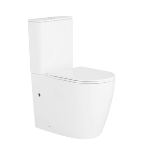 ARUVO™ VortekCLEAN® Rimfree Besso T4 BTW Toilet Suite Gloss White