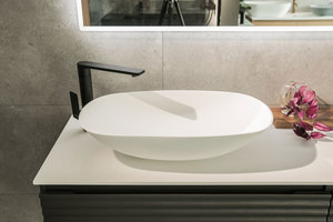 Basins: ARUVO™ PIETRO Composite Stone Countertop Basin