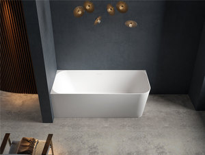 Acrylic Baths: ARUVO™ SKAGEN Back to Corner Acrylic Freestanding Bath Finish Options