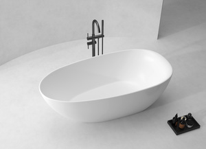 Acrylic Baths: ARUVO™ ATELIER Freestanding Bath L1600mm Gloss White