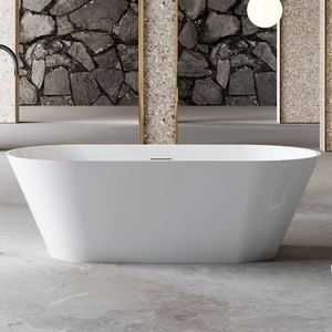 Acrylic Baths: ARUVO™ MODA Acrylic Freestanding Bath L1500mm Gloss White