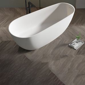 Baths: ARUVO® SOFIA Composite Stone Freestanding Bath L1700mm