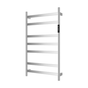 ARUVO® AMAIA Innovative Heated Towel Rail 7 Bar with Timer and Temperature Setting Chrome