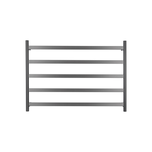 ARUVO® COSMO Heated Towel Rail 5 Bar W850 Brushed Gunmetal