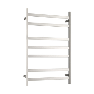 ARUVO® COSMO Heated Towel Rail 7 Bar W550 Brushed Nickel