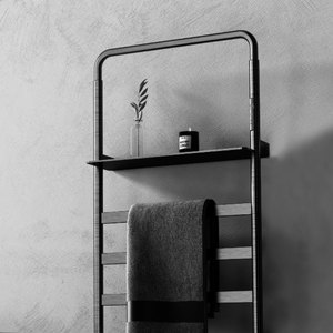 ARUVO® KINGSLEY Innovative Heated Towel Rail 5 Bar with Timer and Temperature S&hellip;