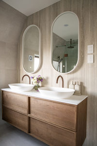 ARUVO™ DEXTER Collection Plywood Vanity Vintage Oak W1500mm Basin Options