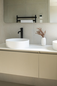 ARUVO™ MAYA Composite Stone Countertop Basin Matte White