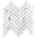 Carrara Herringbone Mosaic 35x110 Hb04