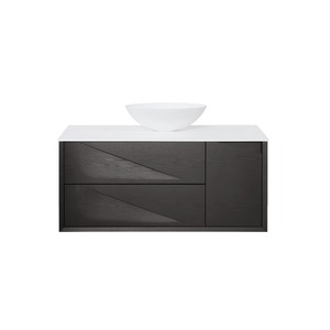 ARUVO™ BEVALE Collection Plywood Vanity Dark Walnut W1200mm Basin Options
