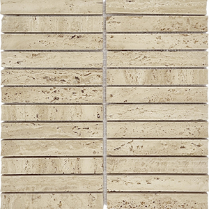 Travertine Beige Concave Kitkat 23x150 Trv01c