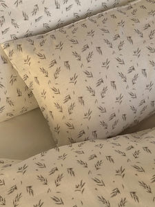Frontpage: Olive Muslin Pillowcase (Set of Two)