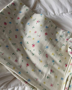 Hibiscus Muslin Sheet Set
