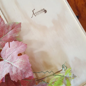 Products: beautiful engraved wooden wine box for two bottles