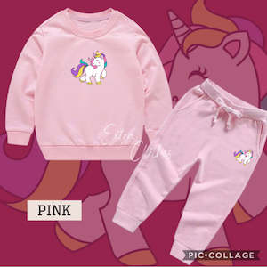 Girls: Girls Jumper & Jogging Pants Set - Clearance