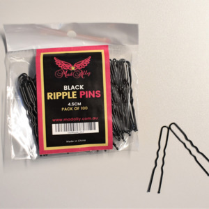 Accesories: Mad Ally Ripple Bun Pins (Black, Brown & Blonde)