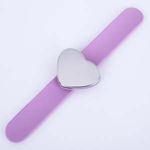 Accesories: Heart Shaped Magnetic Pin Holder - Purple - Hot Pink