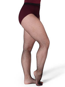 Capezio: Capezio Rhinestone Fishnet Tight